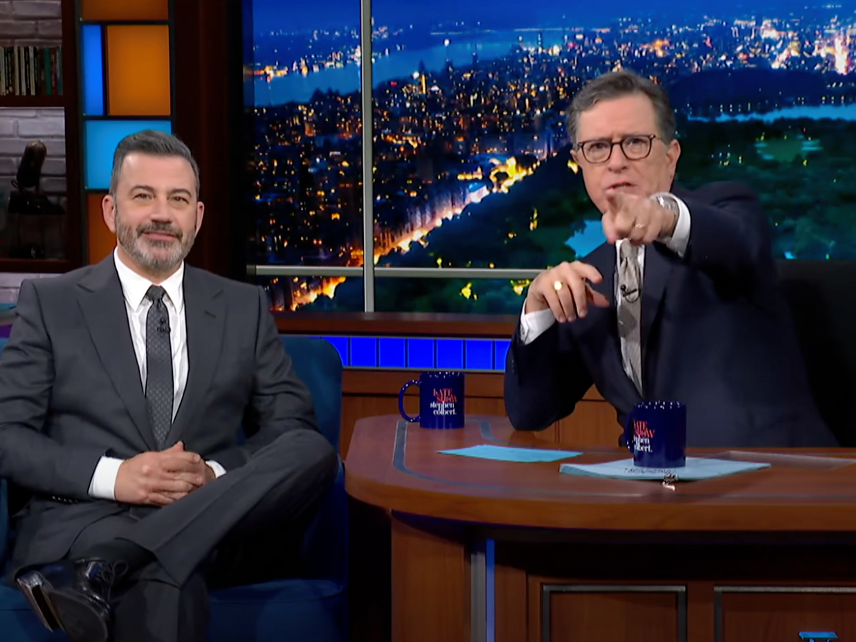 “LIVE TV CHA0S!” – Jimmy Kimmel & Stephen Colbert REBEL On-Air — Expose ...